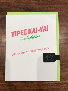 417 Press Christmas Card-Yippee