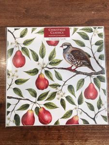 Museums and Galleries Christmas Card Set-Partridge In A Pear Tree