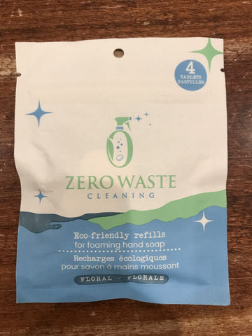 0Zero Waste Cleaning Foaming Soap-Floral-Set of 4
