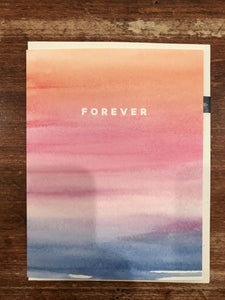 Halfpenny Postage Love Card-Forever Watercolour