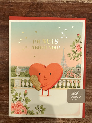 Joojoo Paper Love Card-Nuts About You