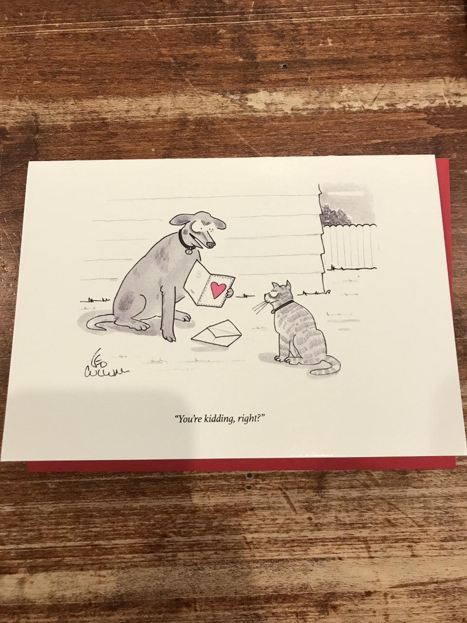 The New Yorker Valentine's Day Card-You're Kidding