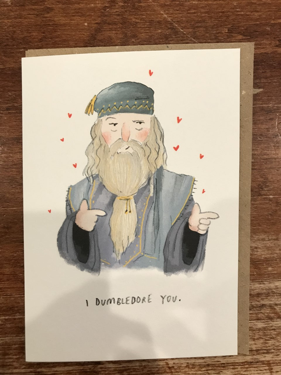 Ohh Deer Love Card-I Dumbledore You