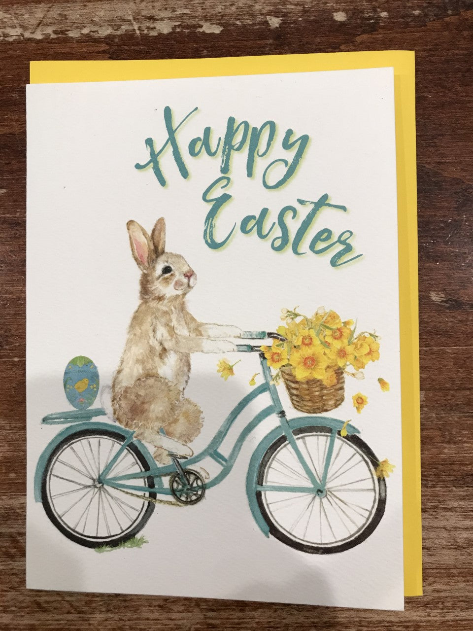 Calypso Easter Card-Bunny On Bike