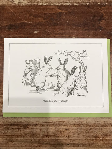 The New Yorker Easter Card-Egg Thing