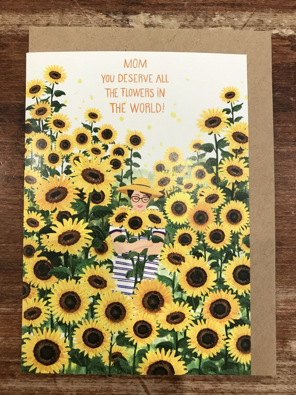 Reddish Design Mother's Day Card-Flowers