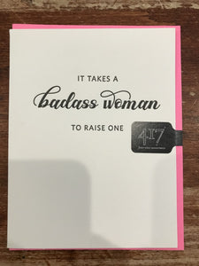 417 Press Mother's Day Card-Badass Woman