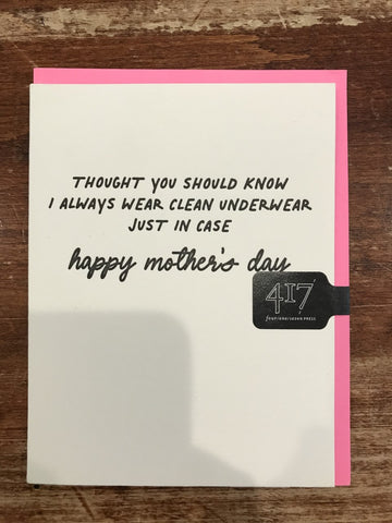 417 Press Mother's Day Card-Underwear