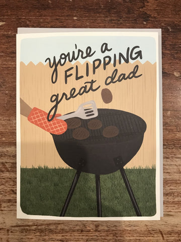 Slightly Father's Day Card-Flipping Great Dad
