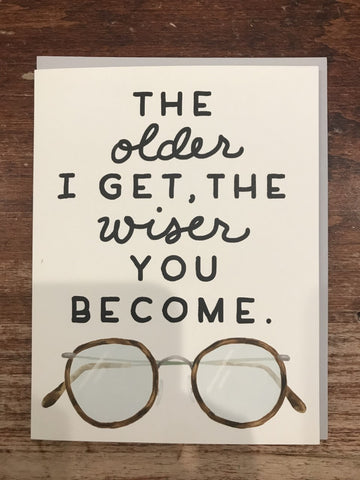Slightly Father's Day Card-Older and Wiser
