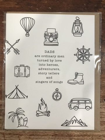 Halfpenny Postage Father's Day Card-Dads Ordinary Men