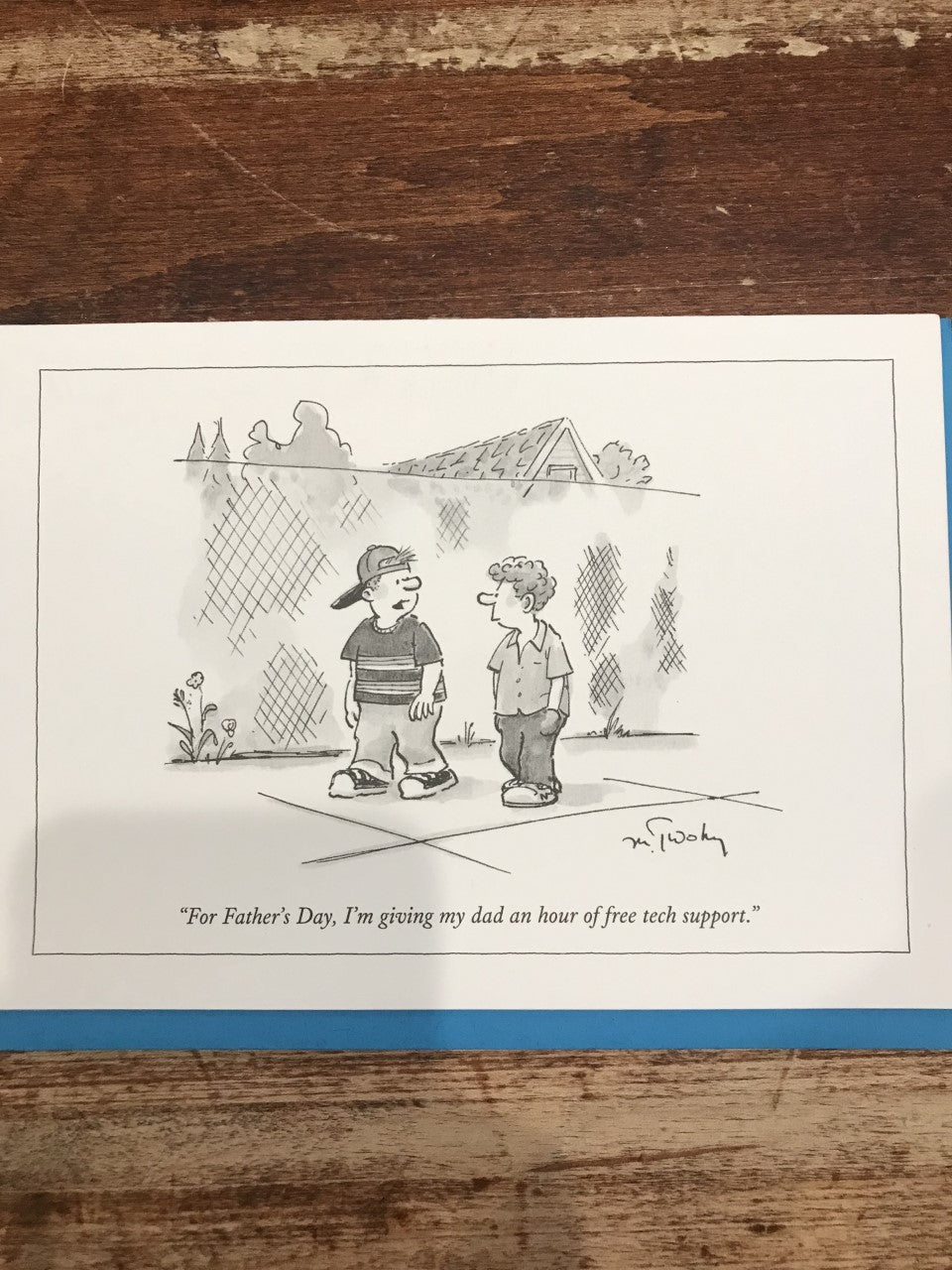 The New Yorker Father's Day Card-Free Tech Support