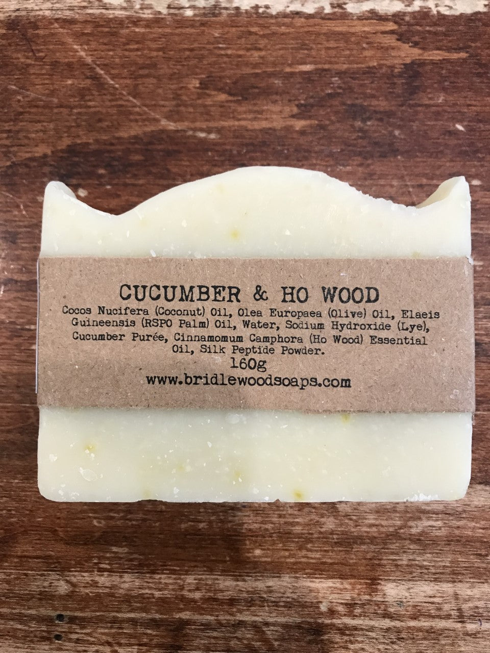 Bridlewood Soaps Cucumber and Ho Wood Bar Soap