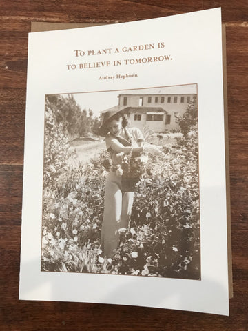 Shannon Martin Encouragement Card-To Plant A Garden