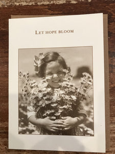 Shannon Martin Encouragement Card-Let Hope Bloom