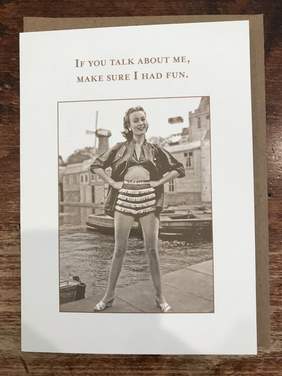Shannon Martin Birthday Card-Talk About Me