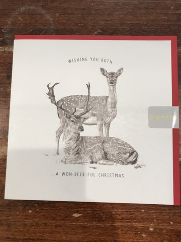 Pigment Productions Christmas Card-Deers To Both