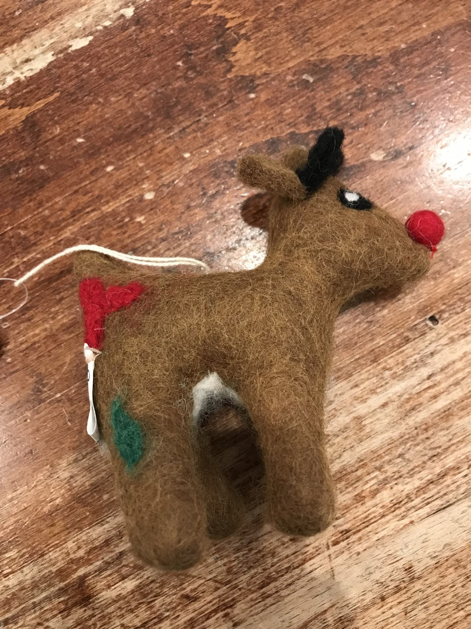 Hamro Village Reindeer Ornament-Full Figure Rudolph