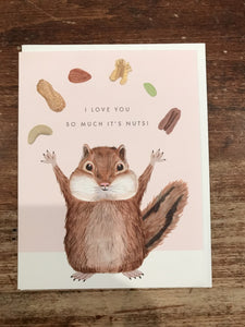 Dear Hancock Love Card-I Love You So Much It's Nuts