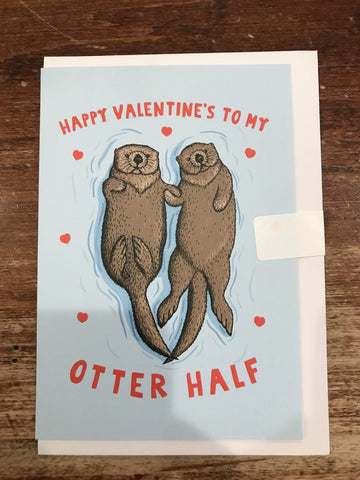 Central 23 Valentine's Day Card-Otter Half