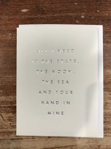 Lagom Design Love Mini Card-All I Need Is