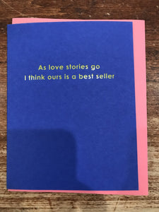 1973 Love Card-As Love Stories Go