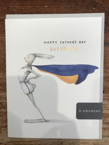 E. Frances Paper Father's Day Card-Superdad