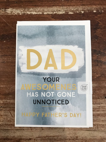 Think Of Me Designs Father's Day Card-Awesomeness