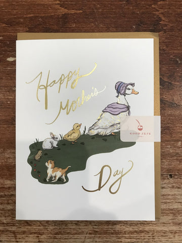 Good Juju Ink Mother's Day Card-Mother Goose
