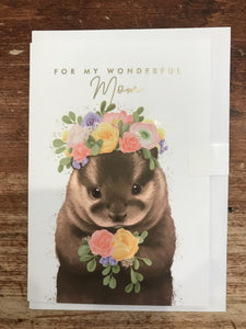 Central 23 Mother's Day Card-Otter Mom