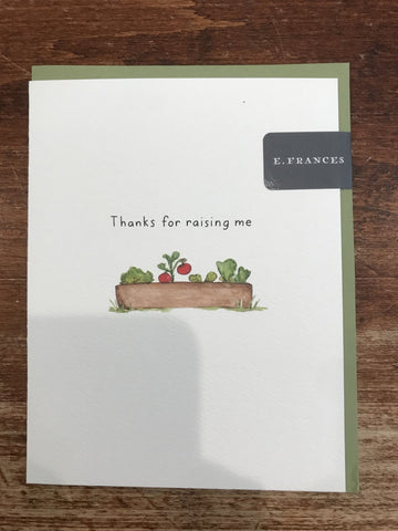 E. Frances Paper Mother's Day Card-Raising Me