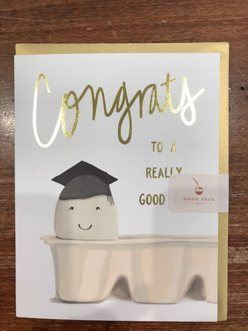 Good Juju Ink Graduation Card-Egg Graduate