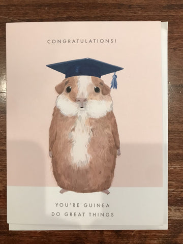 Dear Hancock Graduation Card-You're Guinea Do Great Things