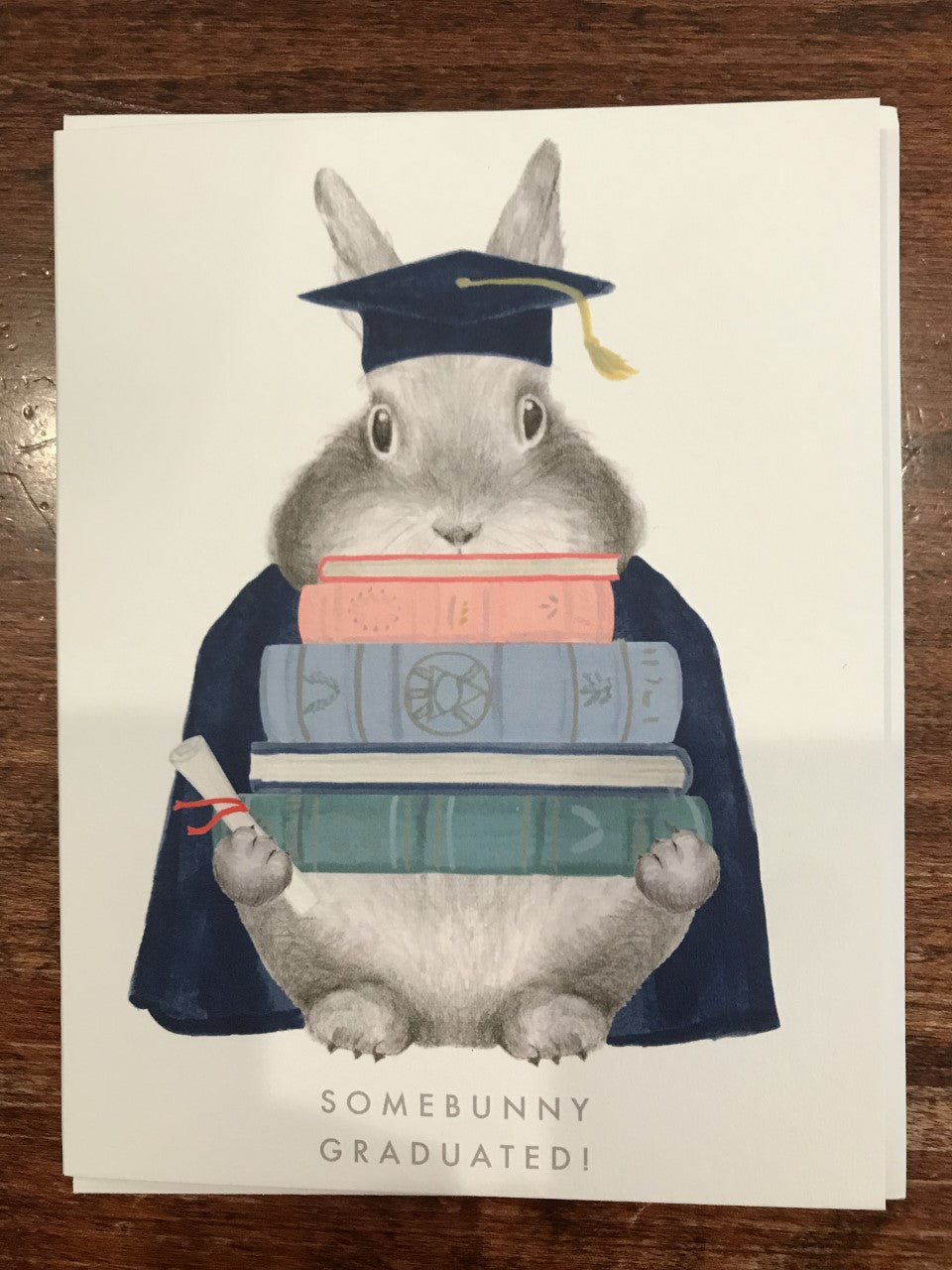 Dear Hancock Graduation Card-Somebunny Graduated